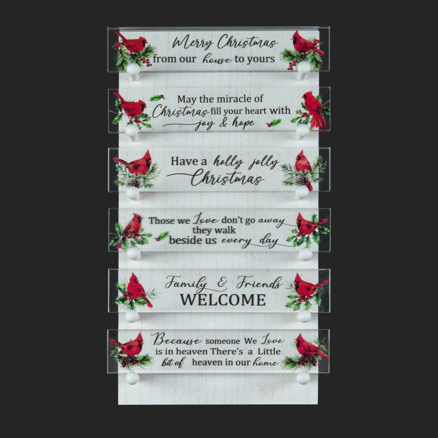 8" Christmas Acrylic Blocks, 6 Assorted (sold individually)