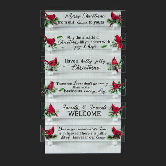 8" Christmas Acrylic Blocks, 6 Assorted (sold individually)