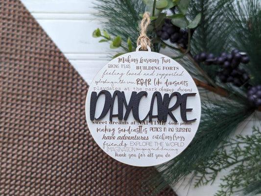 Richer Design Co. - DAYCARE ORNAMENT