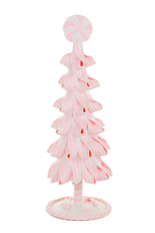 Pink Whimsical Tree Figurine