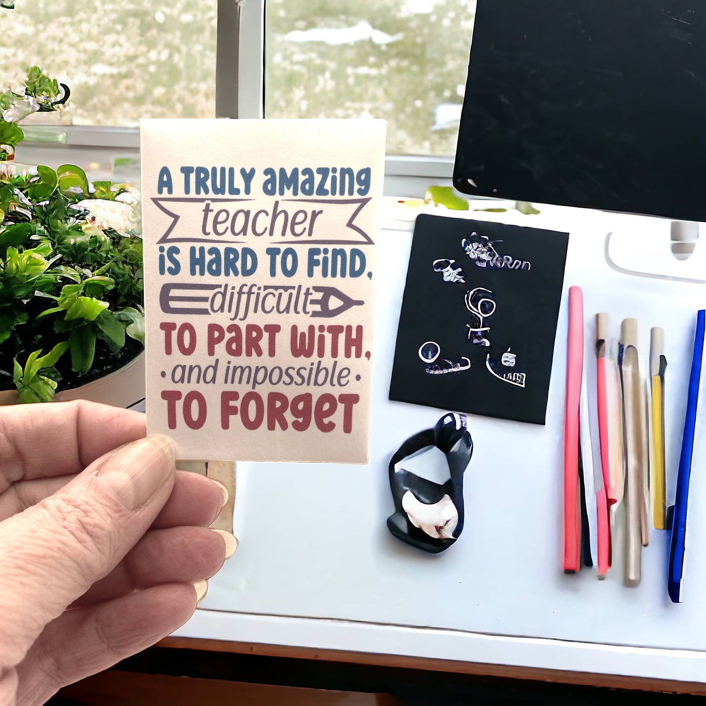 Teacher Gift seed package with Wildflowers