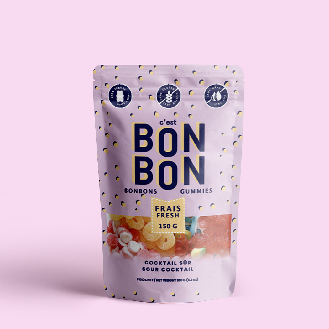 c'est BONBON- Canada - Sour Cocktail - Gummy Candies