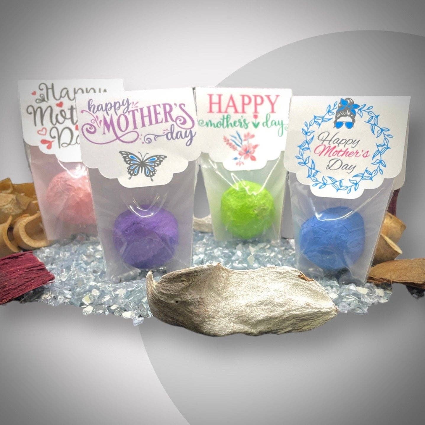 Fuschia Designs Shop - Seed Bombs - Mother's Day Themed - Mixed Colors - Canadian Single Wraps
