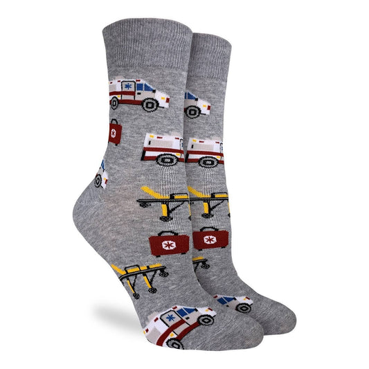 Good Luck Sock - Women's Paramedic Socks: Shoe Size 5-9