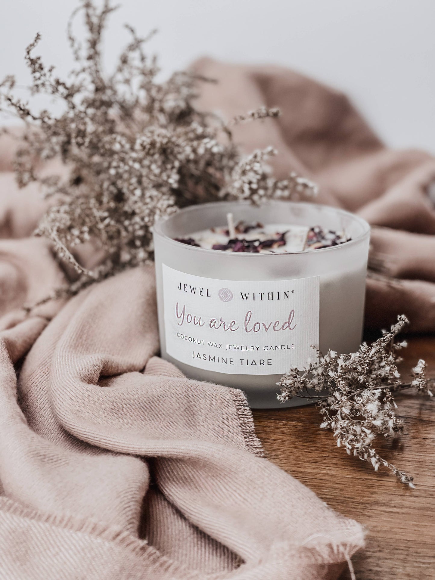 Jewel Within - You Are Loved Jewelry Candle