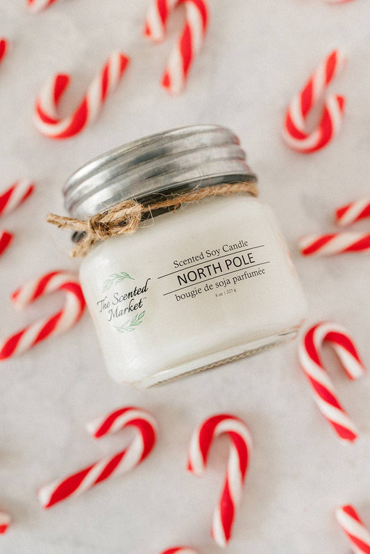 The Scented Market - NORTH POLE Soy Wax Candle 8 oz