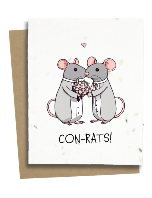 Greet n' Grow Plantable Cards - Cute Funny Wedding Card: Wildflower