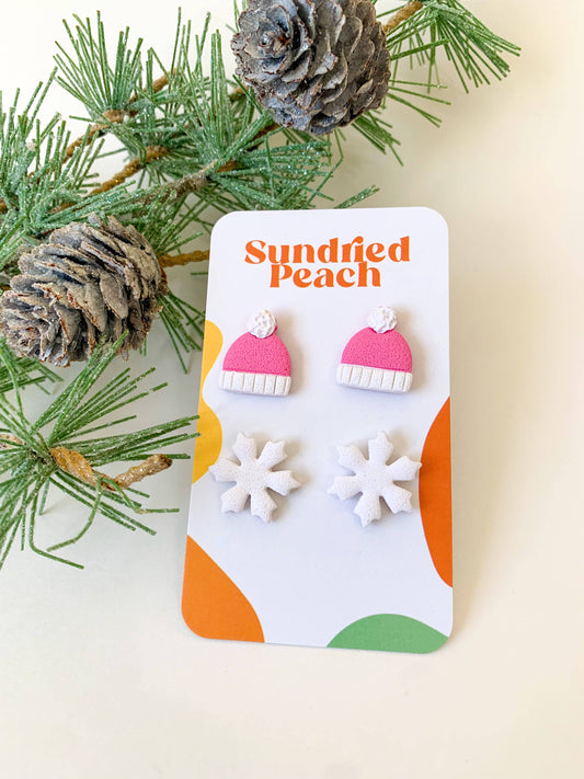 Sundried Peach - Winter Stud Pack: Pink