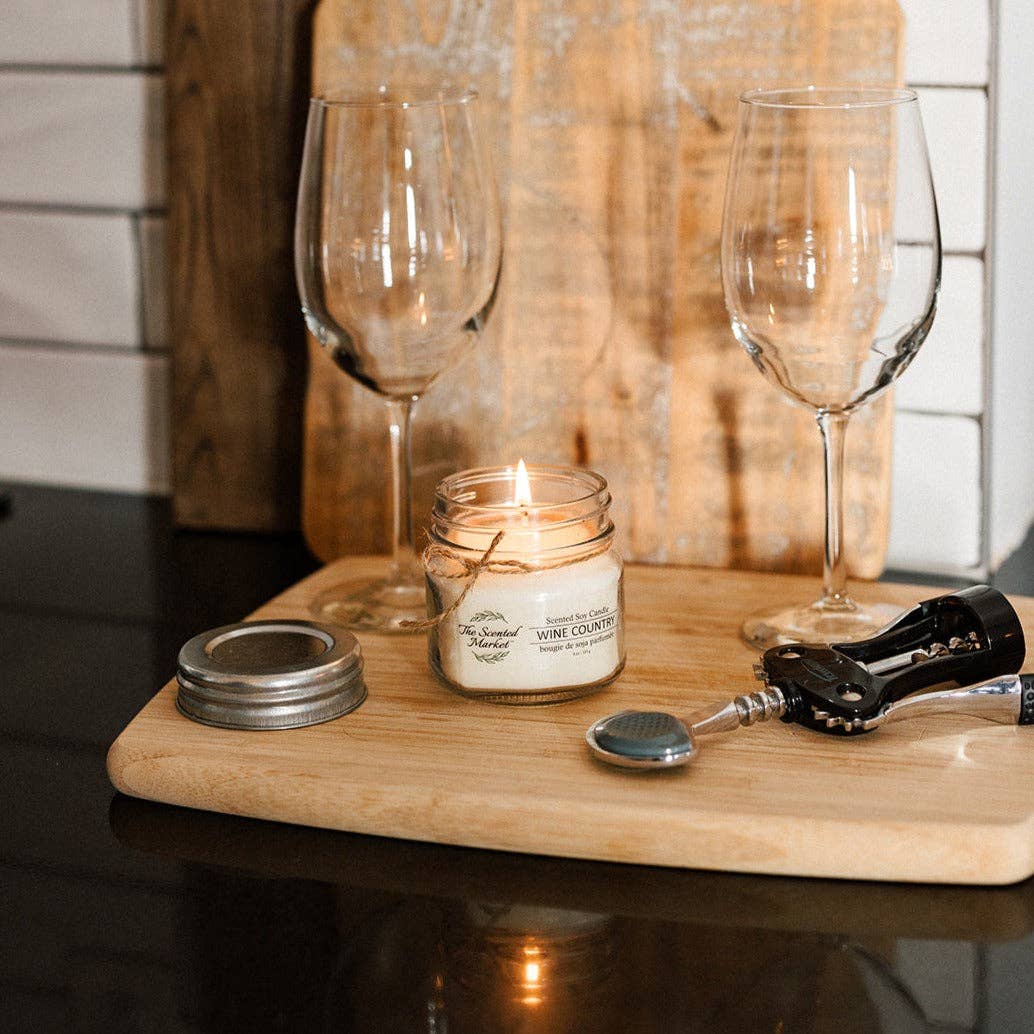 The Scented Market - WINE COUNTRY Soy Wax Candle 8oz