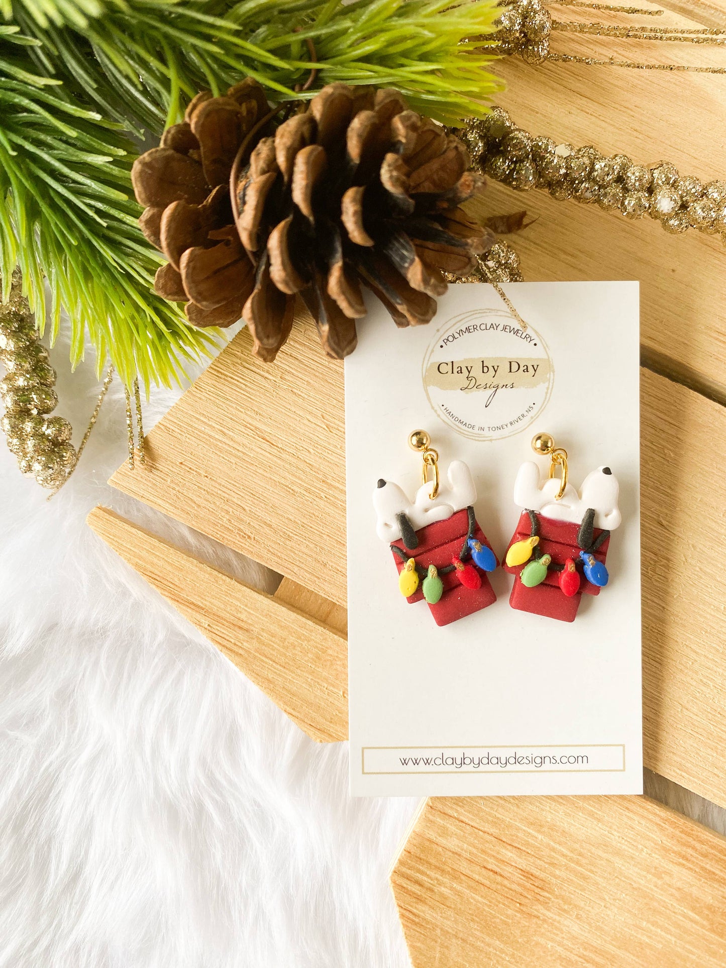 Snoopy/Charlie Brown/Peanuts - Christmas/Winter Earrings