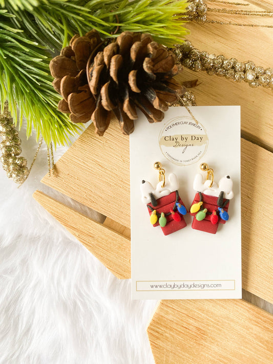 Snoopy/Charlie Brown/Peanuts - Christmas/Winter Earrings