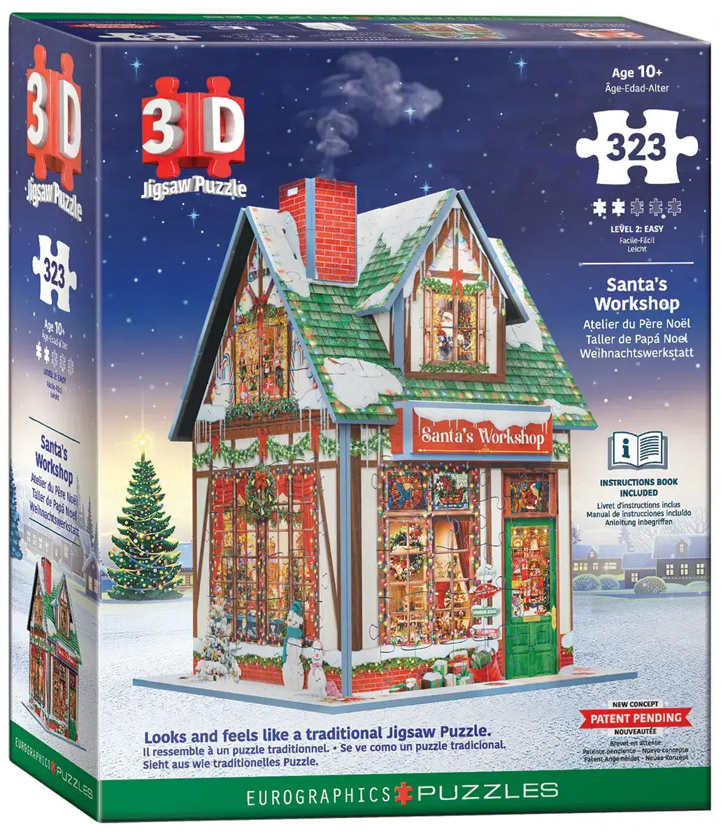 Eurographics Puzzles Canada - Santa's Workshop (3D)