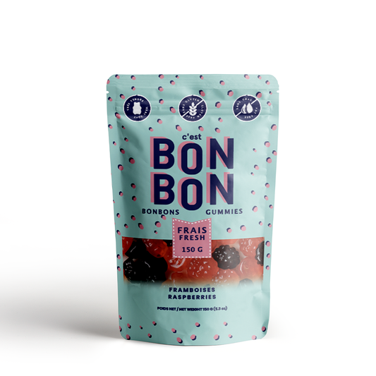 c'est BONBON- Canada - Raspberries - Gummy Candies