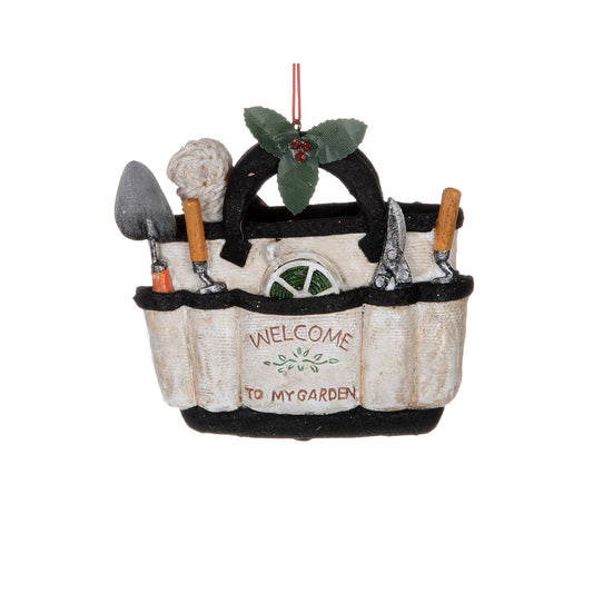 4" Gardening Bag & Tools Ornament