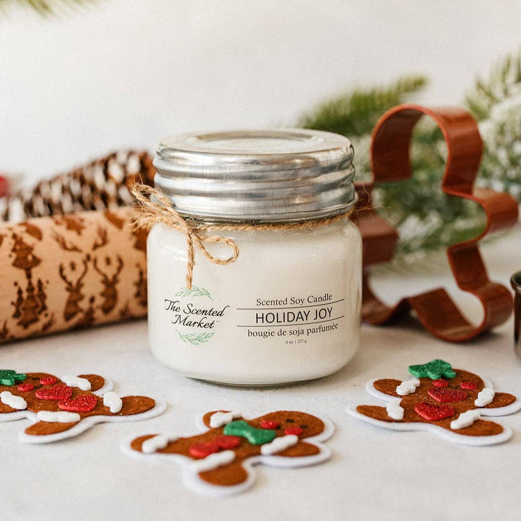 The Scented Market - HOLIDAY JOY Soy Wax Candle 8 oz