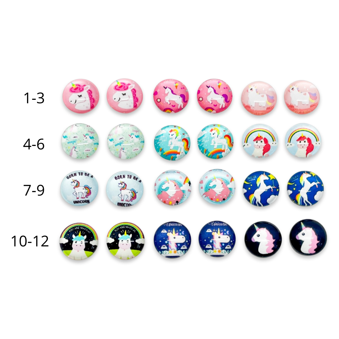 Shantiques Mini Creations - Earrings - Unicorns: 14 / Post