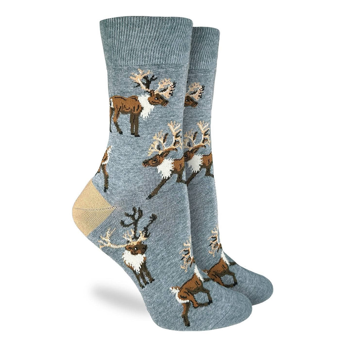 Good Luck Sock - Women's Caribou Socks: Shoe Size 5-9