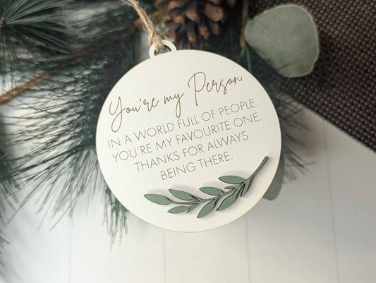 Richer Design Co. - Friendship Christmas Ornament