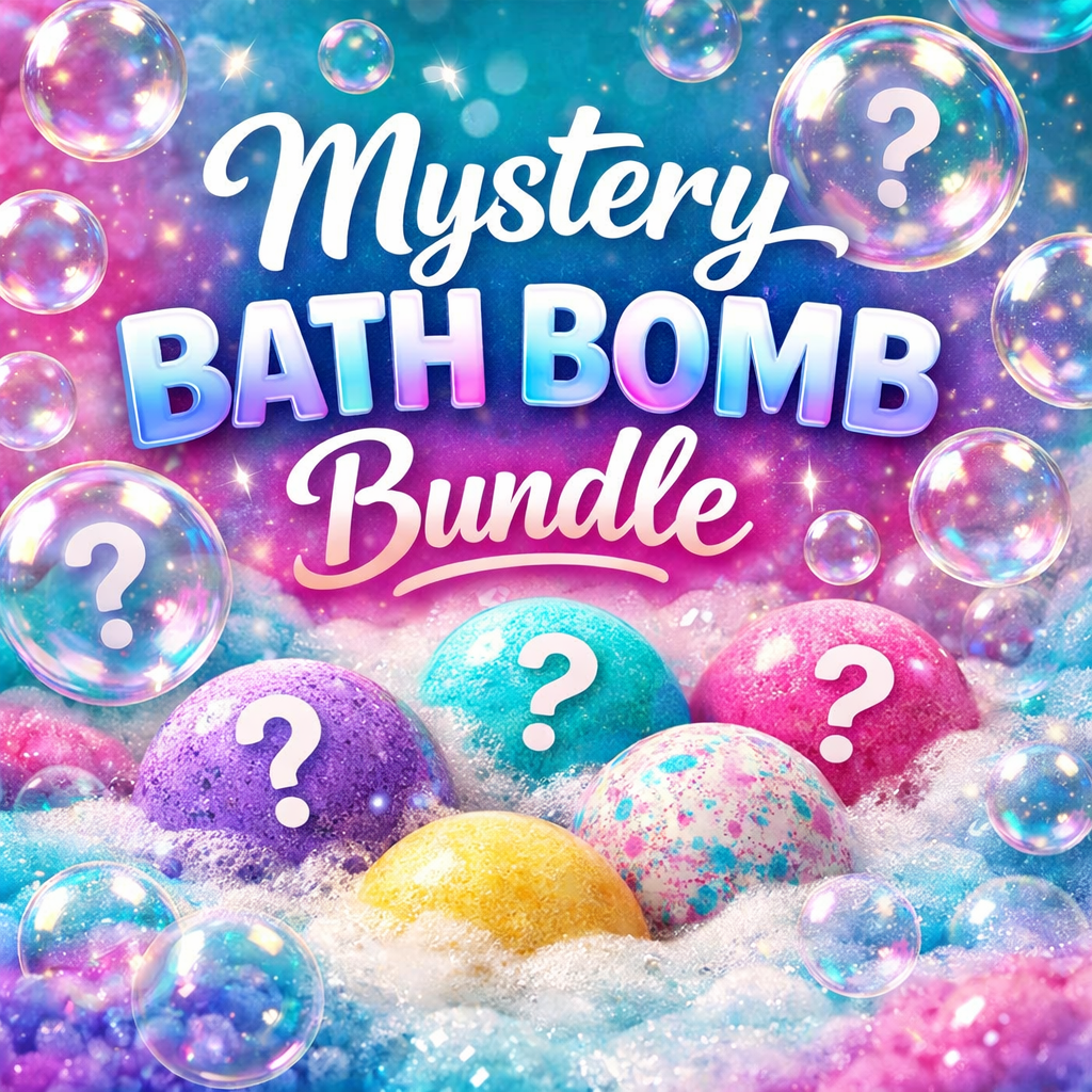 Mystery Bath Bomb Bundle, Includes 3 randomly chosen Bath Bombs