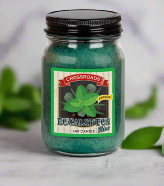 Eucalyptus Mint 12oz (Pint) Country Classics Candle by Crossroads