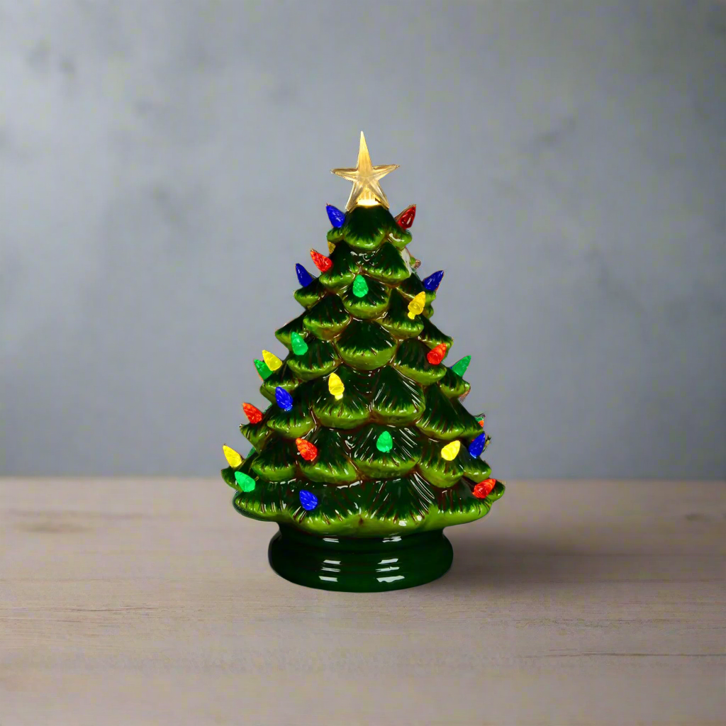 14 Inch Christmas Tree with LED Colour Lights