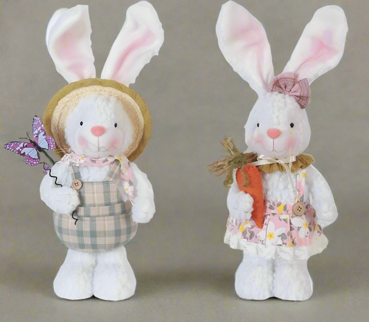 Standing Bunny Figurine, 2 Assorted (sold individually)