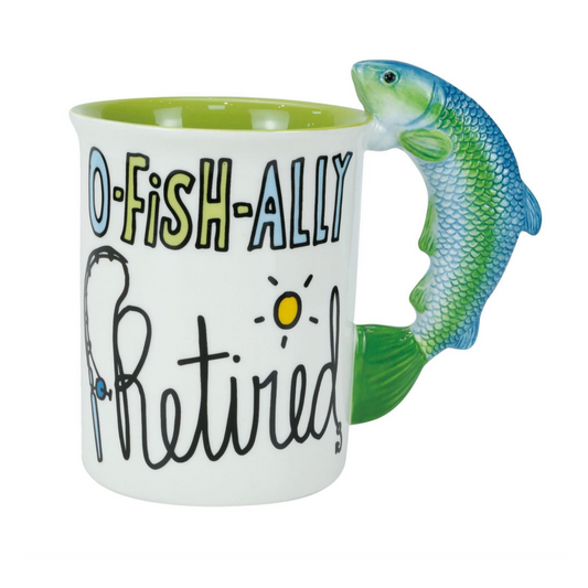 O fish ally Retired Sculpt Mug