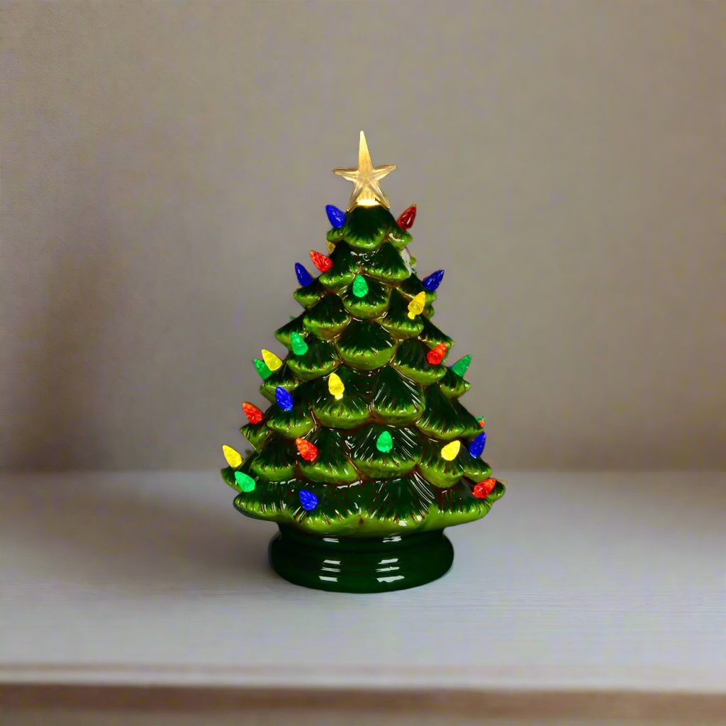 14 Inch Christmas Tree with LED Colour Lights