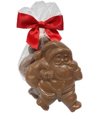 Jolly Santa in Pure Milk Chocolate!