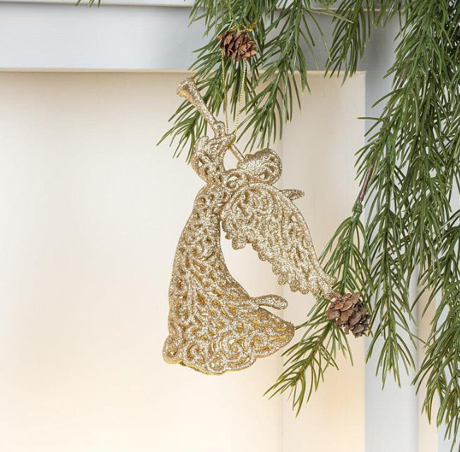Glitter Angel Ornament