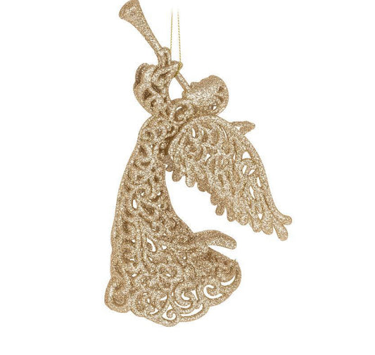 Glitter Angel Ornament