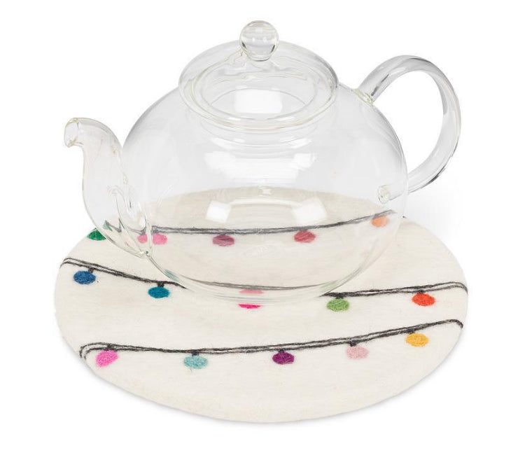 Festive Light-string Trivet