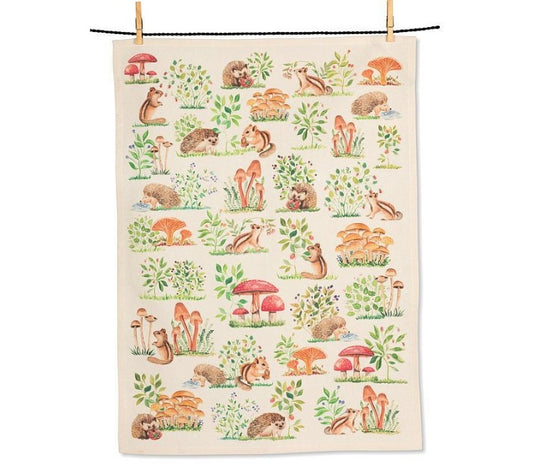 Mushrooms & Critters Kitchen Towel