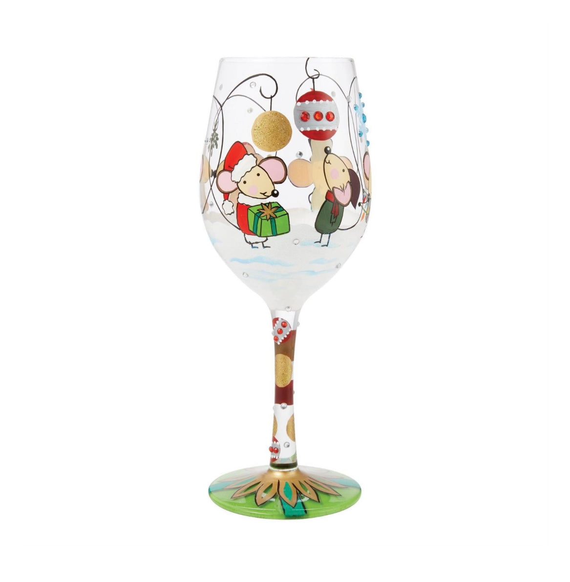 Not Even a Mouse Wine Glass by Lolita