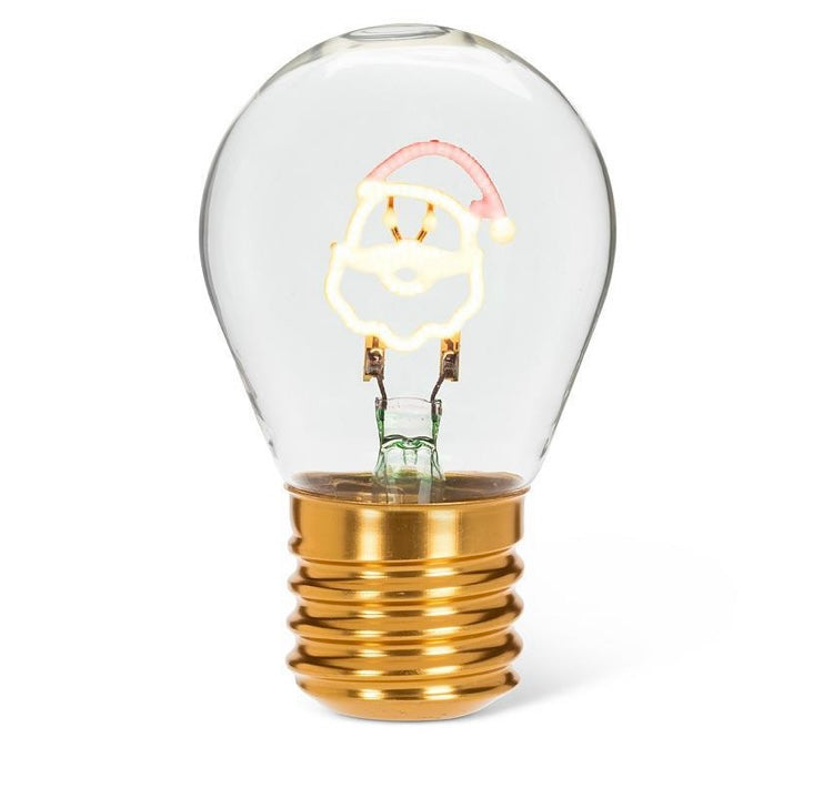 Santa Head Neon LED Lightbulb