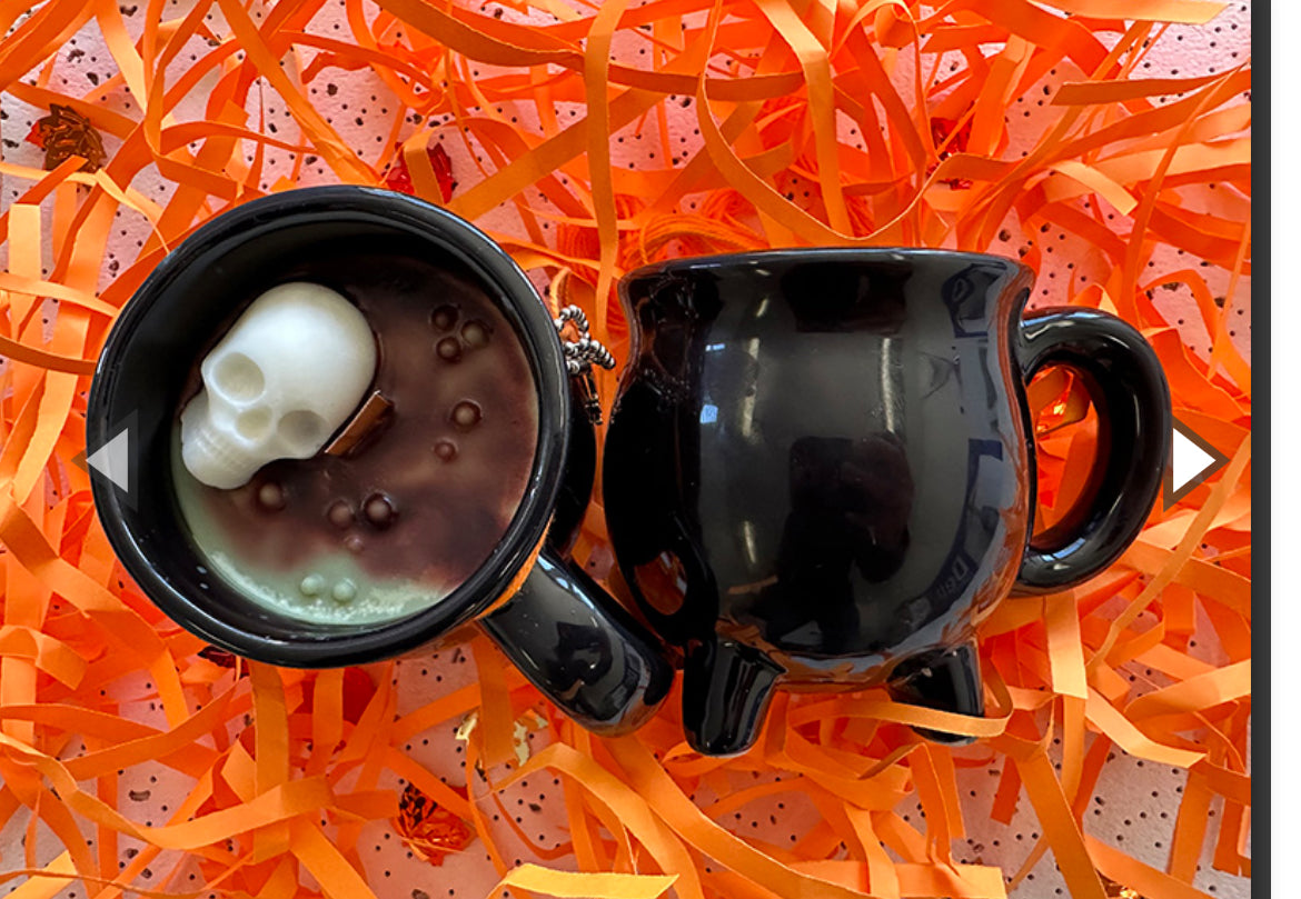 Cauldron candle & mug