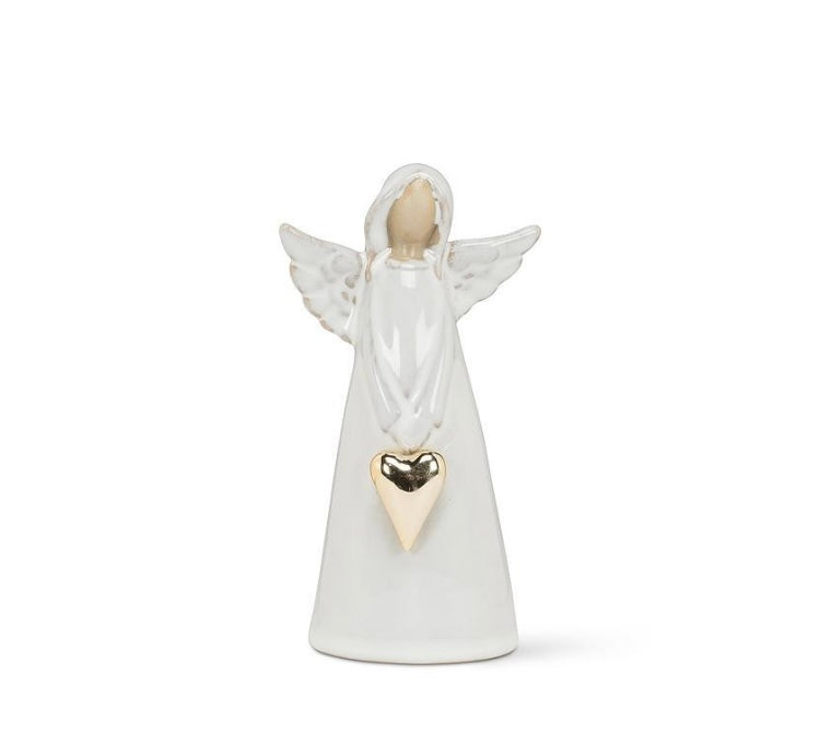 Small Standing Angel with Heart