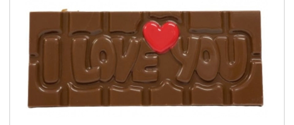 Milk Chocolate I Love You Bar