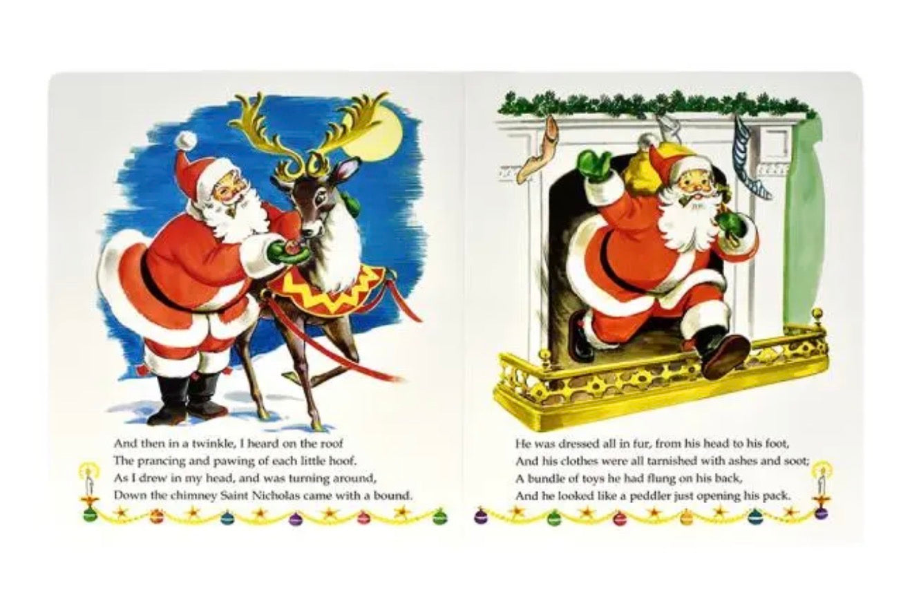 Twas The Night before Christmas Board Book