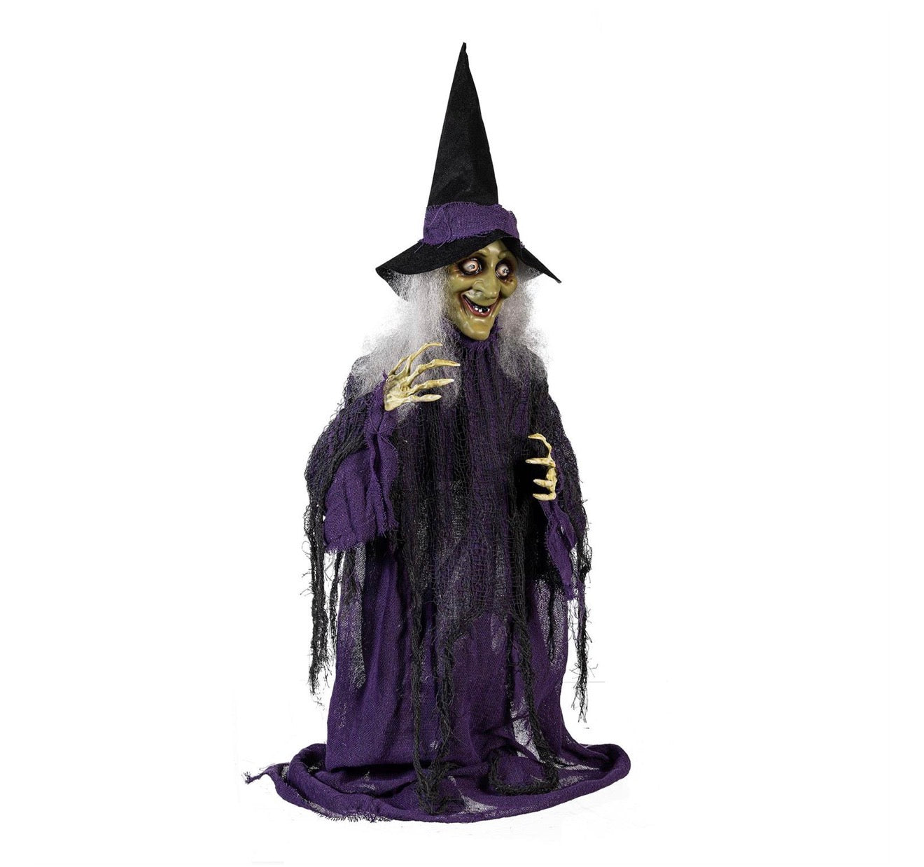 Witch with Movement and Sound, 40"H