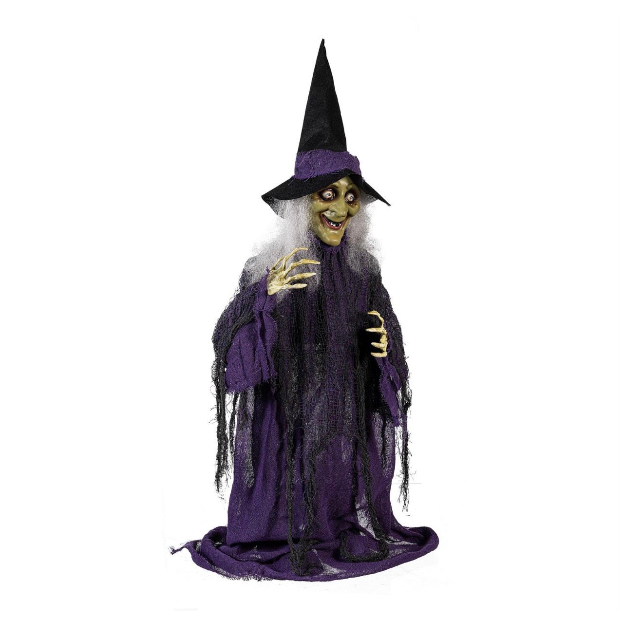 Witch with Movement and Sound, 40"H