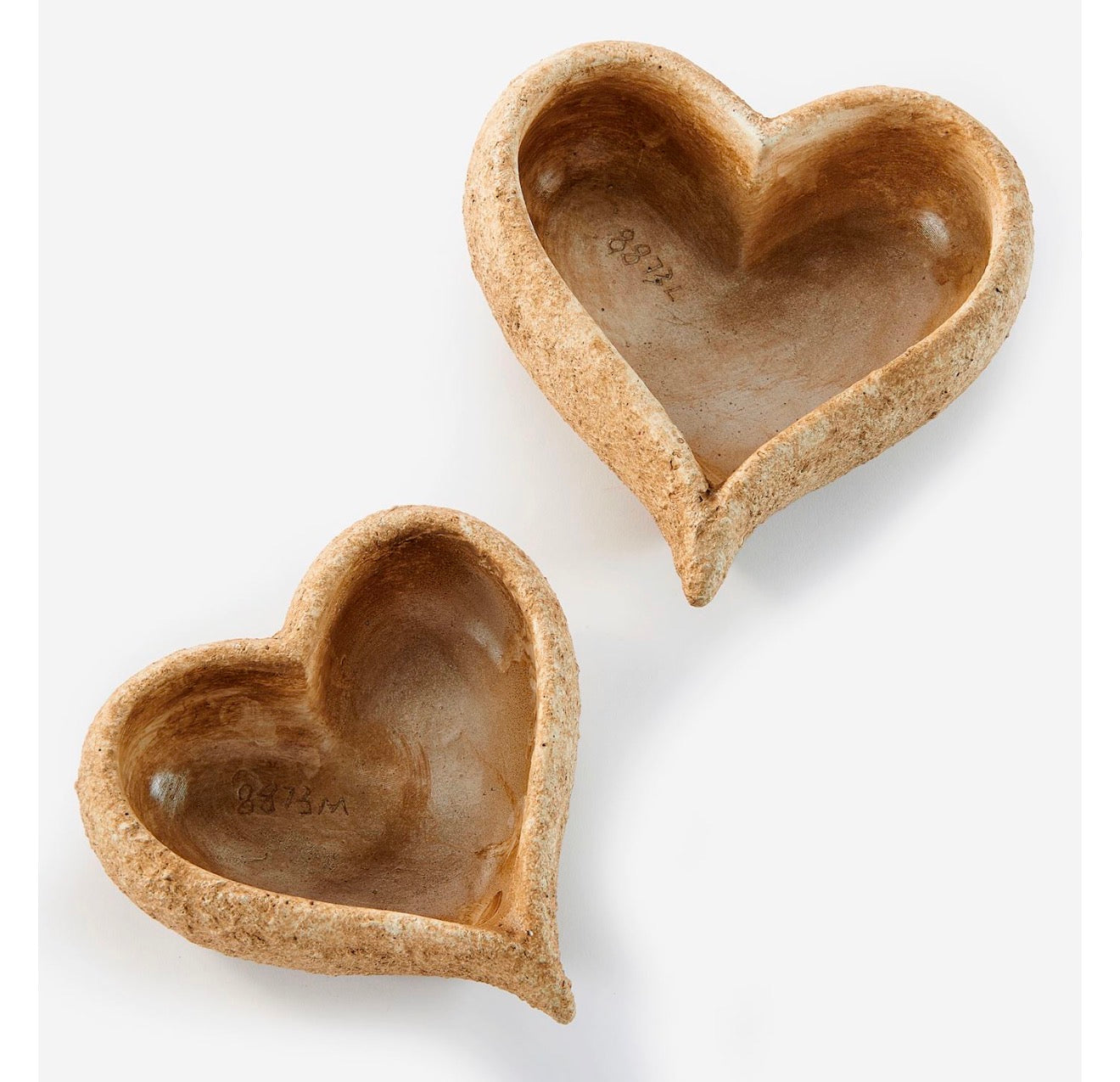 Heart Shaped Planters, Set of Two