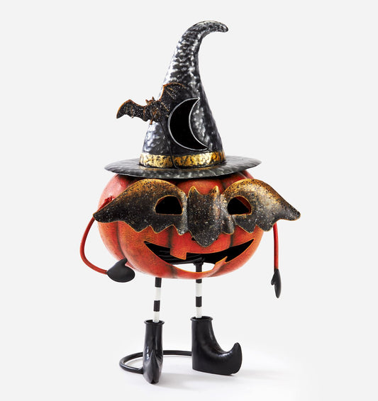 Metal Pumpkin Figurine