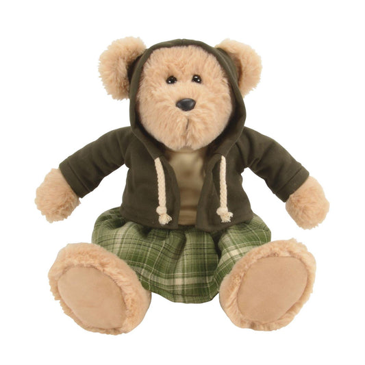 Amelia McButtons exudes cozy comfort in her soft, buttery hoodie adorned with bear-shaped buttons. She has a refined taste for all things cozy—whether it's a cup of chamomile tea, a new hardcover book, a bowl of sugar cookies, or all the above.


