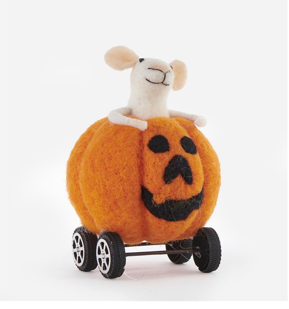 Mouse & Pumpkin Design Table Figurine with Hanger