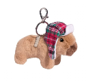 Winter Capybara Plush Bag Charm by Douglas #15635