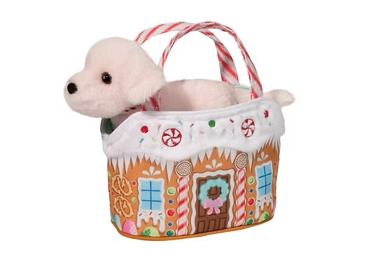 Candy Lane Sassy Pet Sak with Pink Dog by Douglas #15924