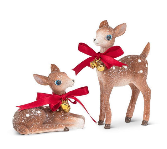 Vintage Look Deer. Set of 2