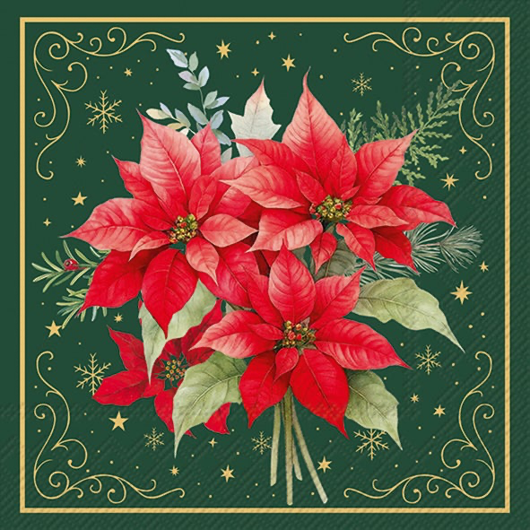 Christmas 2026 Lunch Paper Napkin Collection, IHR Company-Large Variety (sold individually)