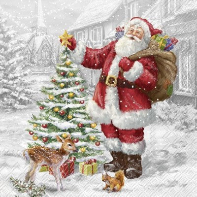 Christmas 2026 Lunch Paper Napkin Collection, IHR Company-Large Variety (sold individually)